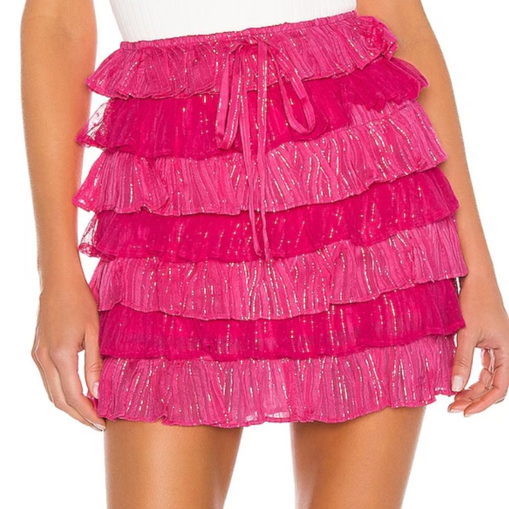 Tularosa Maelie Skirt in Raspberry Sorbet